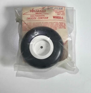 NEW Williams Bros Smooth 2 3/4" Contour Wheels - for RC model Aircraft - Picture 1 of 3