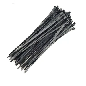 100 /200/300Pieces Black Utility Cable Tie Organizer - Black cable tie 4.8x450mm - Picture 1 of 9