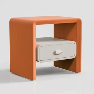 Modern Cute Nightstand Bedside Table End Table with Drawer for Children's Room - Picture 1 of 15