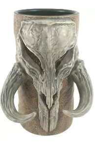 Disney Star Wars Galaxy’s Edge Mandalorian Boba Fett Mythosaur Skull Mug Cup NEW - Picture 1 of 4