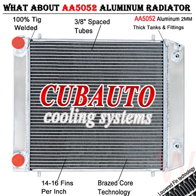 Radiador de aluminio 4 filas apto para Land Rover Defender Discovery 300TDI 1994-1998 96 Foto 1 de 4