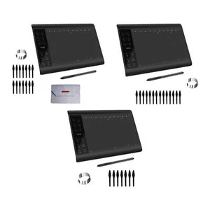 Graphics Tablet with Large Work Area 10 x 6 Inch Compatible with Windows, - Picture 1 of 4