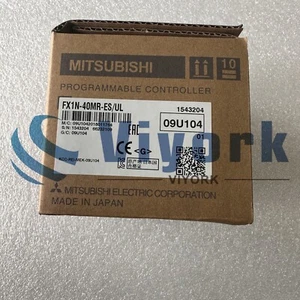 Mitsubishi FX1N-40MR-ES/UL PROGRAMMABLE CONTROLLER 100-240VAC 32WATTS NEW - Picture 1 of 8