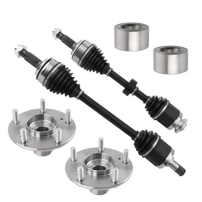 Front CV Axle Shaft+Wheel Hubs Bearings for Honda Civic 1.8L l4 2014 - Image 1 of 4