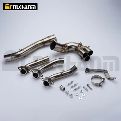 Moto Exhaust Link Pipe For YZF R9 MT09 FZ09 XSR900 TRACER 9 GT 2021-2025 - Imagen 1 de 4