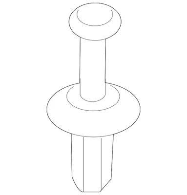 Nuevo remache expandible genuino BMW (1988-2023) OE 51111908077 Foto 1 de 4