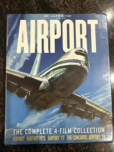 Airport: The Complete 4-Film Collection [NEW 4K UHD Blu-ray] 4K Mastering, Box - Imagen 1 de 2