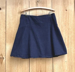 Akris Punto EUC Denim Skirt Sz 12 - Picture 1 of 5