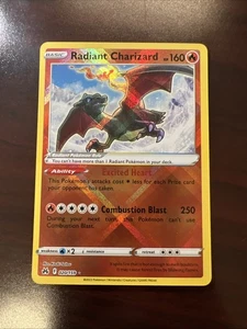 Radiant Charizard 020/159 Crown Zenith Holo Sword & Shield Pokemon Pokémon NM+ - Picture 1 of 4