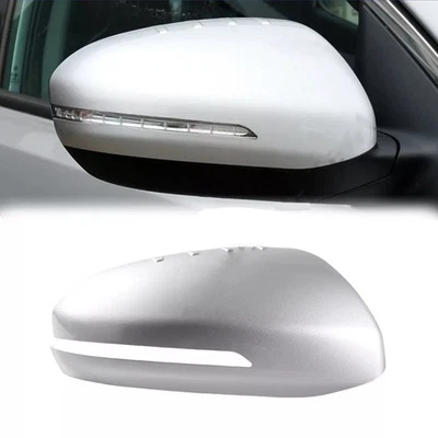 Cubierta plateada de tapa de espejo retrovisor lateral derecho del pasajero para Kia Optima K5 2011-15 Foto 1 de 4