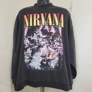 Nirvana Sweatshirt Adult 2XL Unplugged in New York Concert Music Band Album Rock - Picture 1 of 14