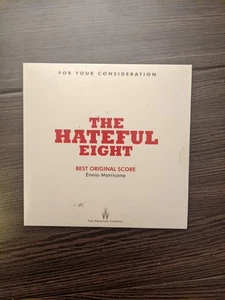 The Hateful Eight Ennio Morricone RARE FYC PROMO MOVIE BEST SCORE CD Tarantino - Picture 1 of 2
