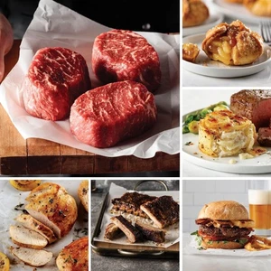 Juego de 23 piezas filetes barbacoa ribeyes filetes pechugas de pollo deshuesadas hamburguesas, tarro - Imagen 1 de 9