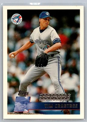 Tim Crabtree 1996 Topps NOW APPEARING Toronto Blue Jays #351 - Image 1 of 2