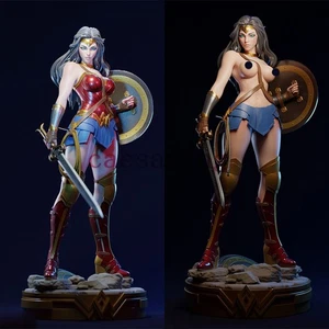 WONDER WOMAN 3D Figura Impresión Modelo Sin Pintar GK Escultura Kit en Blanco Nuevo - Imagen 1 de 24