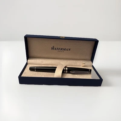 Waterman Expert 3 -Füller- Schwarz / Glänzend/Chrom, Spitze M , Neu (29) - Bild 1 von 2