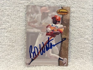 BEAUTIFUL Bob Watson AUTOGRAPHED 1994 Ted Williams Co Card, Houston Astros, NICE - Picture 1 of 3