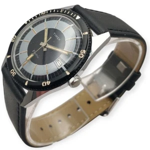 Timex electric 35mm 1970 électromécanique LEBROCANTHEURE MONTRE VINTAGE WATCH - Photo 1 sur 5