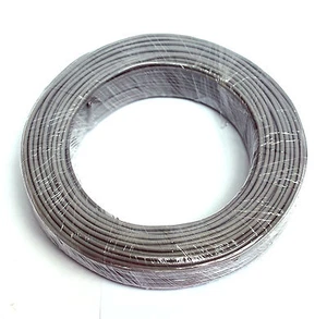 50m Φ3mm 3mm Schirm Signalkabel Leitung 2C 26AWG grau verzinnt Kupferdraht - Bild 1 von 3