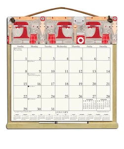 BAKING CALENDAR HOLDER - REFILLABLE EVERY YEAR! - Picture 1 of 1