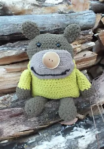 New Crocheted Critter handmade approx. 11" long - Picture 1 of 3