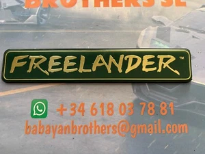 LAND ROVER FREELANDER I Letras Emblema Logo Insignia Trasera De Porton - Imagen 1 de 4