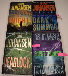 Iris Johansen lot of 4 Suspense Mystery Hardcover Books (2) - Imagen 1 de 3