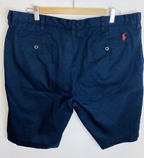 POLO RALPH LAUREN Men's Chino Shorts W38 Navy Blue Reg Fit Cotton VGC