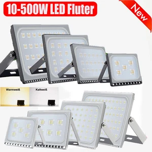 LED Fluter Wandleucht 20W 30W 50W 100W 200W 300W 500W AußenStrahler Scheinwerfer - Bild 1 von 70