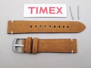 Genuine Timex Expedition Scout TW4B01800 tan camel glove leather watch band 20mm