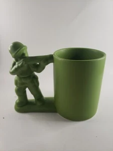 Army Man Matte Green Coffee Mug Holds 12 oz. Tea Mug Cup Big Mouth Toys - Picture 1 of 4