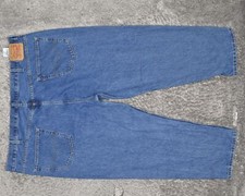 Levi's Men's Size 50x29 in Straight Regular 550 Relaxed Fit Blue Cotton Jeans