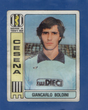 1981/82 PANINI FOOTBALLERS FIGURE N.110 BOLDINI REC/REMOVED