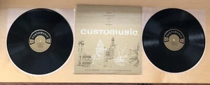 CUSTOMUSIC - AC Sampler 2 LP Promo Commercial Atmosphere Background Vinyl * VG - Picture 1 of 8