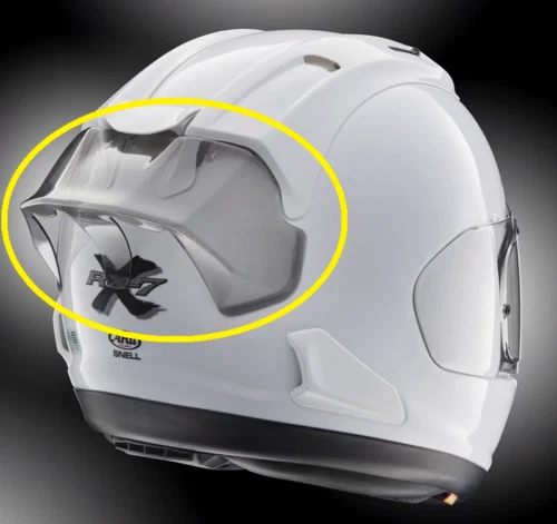 Alerón trasero GENUINO Arai DF-X2 RX-7V RX-7X Corsair-X Ram-X SZ-R VAS difusor Foto 1 de 1