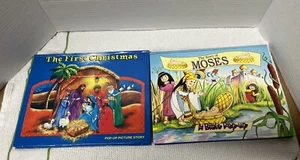Vintage The First Christmas Pop-Up Picture Story,Brown Watson & Moses,Landoll’s - Picture 1 of 10
