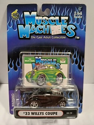 Muscle Machines '33 WILLYS COUPE 1:64 Diecast 03-12 - Image 1 of 2