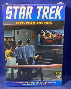 STAR TREK FIVE-YEAR MISSION GAME Mayfair COOPERATIVE Cards DICE Strategy 5-Year - Picture 1 of 6