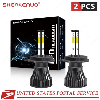 For Isuzu Oasis 1996-1999 6000K 2X H4 9003 LED Headlight High/Low Beam Bulbs Kit - Image 1 of 4