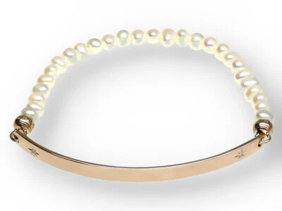 Original Thomas Sabo Love Bridge Damen Armband Perlen Brillanten in 750 Rosegold - Bild 1 von 3