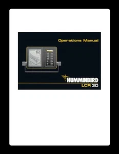 Humminbird LCR 3D Operators Manual User Guide Instructions - Picture 1 of 1