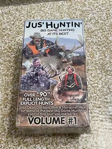 Jus' huntin' Großwildjagd vom Feinsten Bände 1-4 VHS Sealed - Bild 1 von 7