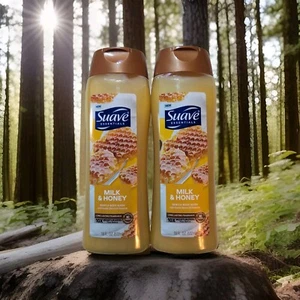 Suave Essentials Milk & Honey Gentle Body Wash 18 fl oz Each Lot Of (2) - Picture 1 of 3