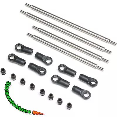 Axial Racing Gilamon Titanium Rear Upper/Lower 4WS Links Set: AXP8 AXI-2207 - Image 1 of 4