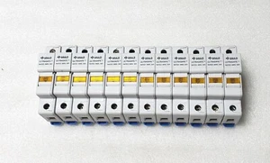 12 Pcs. - GOULD USM11 ULTRASAFE 30A FUSE HOLDERS 600V 1 POLE DINRAIL MOUNT - Picture 1 of 7