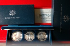 1994 U.S. Veterans Commemorative 3 Silver Dollar Proof Set