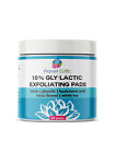 Planet Eden 10% Gly-Lactic Glycolic & Lactic Acid Skin Peel Exfoliating Pads 60 
