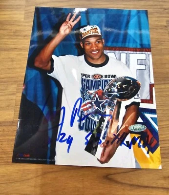 larry brown autograph 8x10 Signed Superbowl Mvp XXX 30 Auto Dallas Cowboys  - Image 1 of 3