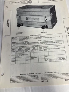 1950 SAMS PHOTOFACT Manual AUTOMATIC  MODEL D-200, Schematic Radio - Picture 1 of 3
