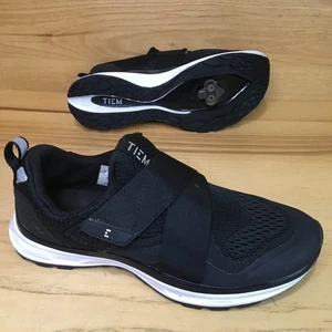 [LEER DESCRIPCIÓN] TIEM Slipstream Mujer’s Talla 8 Negro Spining Cycle Zapatos con Clips 100005W - Imagen 1 de 20
